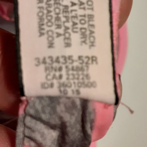 Victoria's Secret Women's Grey/Pink Push Up Bra Size 34C 343435-52R - Picture 6 of 6